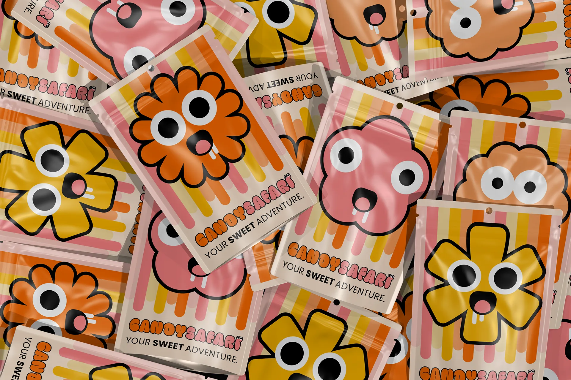 Candy Brand - Logo, Visual Identity & Mascot Design